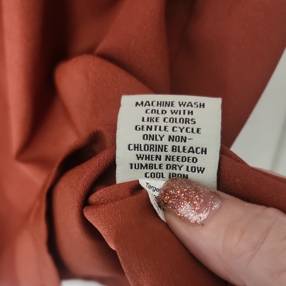 Tucker Women's Rust Mini Tunic Dress - Picture 3 of 4